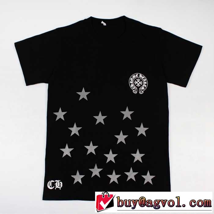 2017春夏 2色可選 クロムハーツ CHROME HEARTS 主役になる存在感プリント 半袖Tシャツ