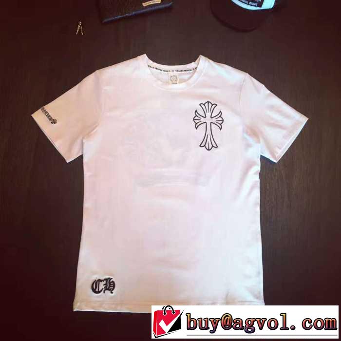 2色可選 クロムハーツ CHROME HEARTS 2017春夏 半袖Tシャツ 上質 大人気！