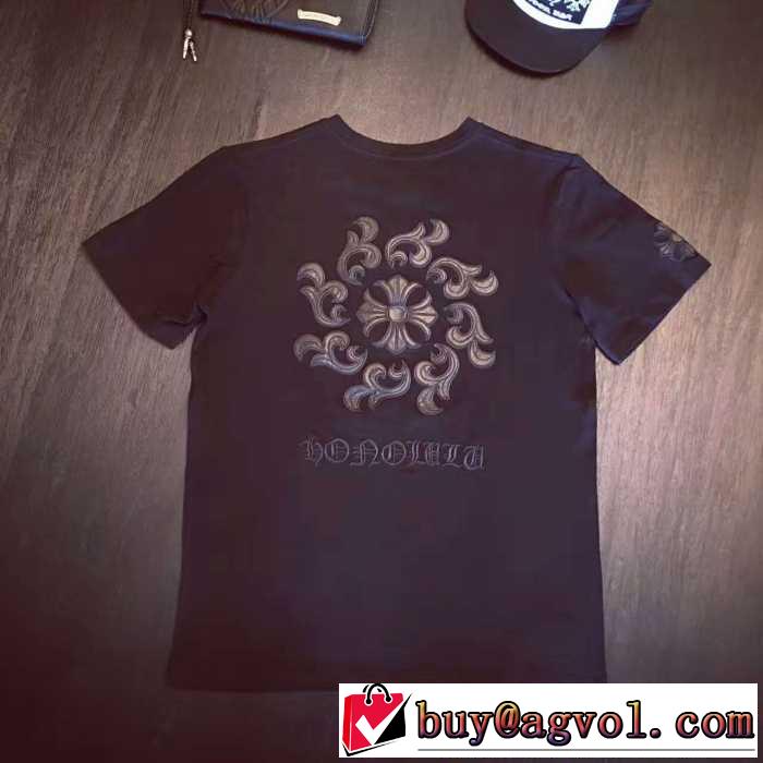 半袖Tシャツ 2色可選 クロムハーツ CHROME HEARTS 2017春夏 海外セレブ愛用