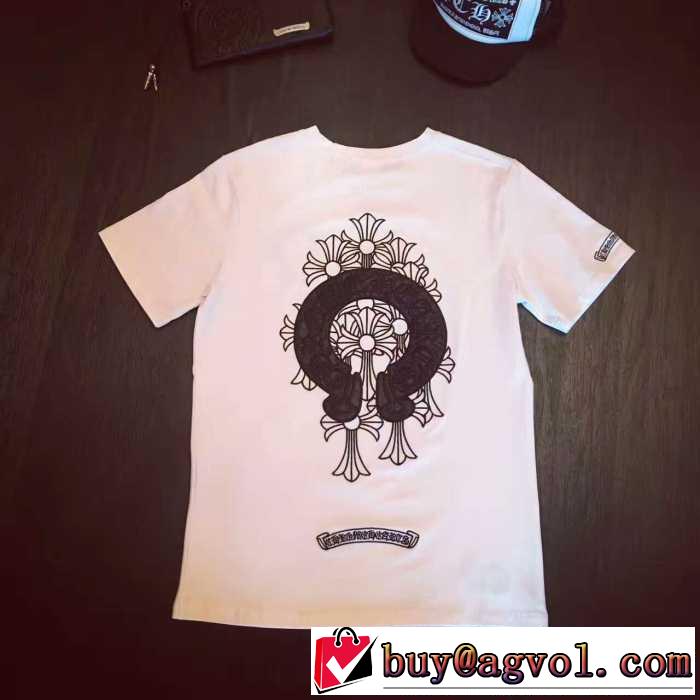 高品質 人気 2017春夏 半袖Tシャツ 2色可選 クロムハーツ CHROME HEARTS