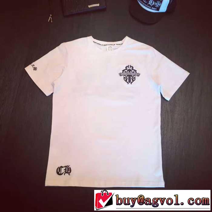 2色可選 2017春夏 半袖Tシャツ クロムハーツ CHROME HEARTS 人気新品★超特価★