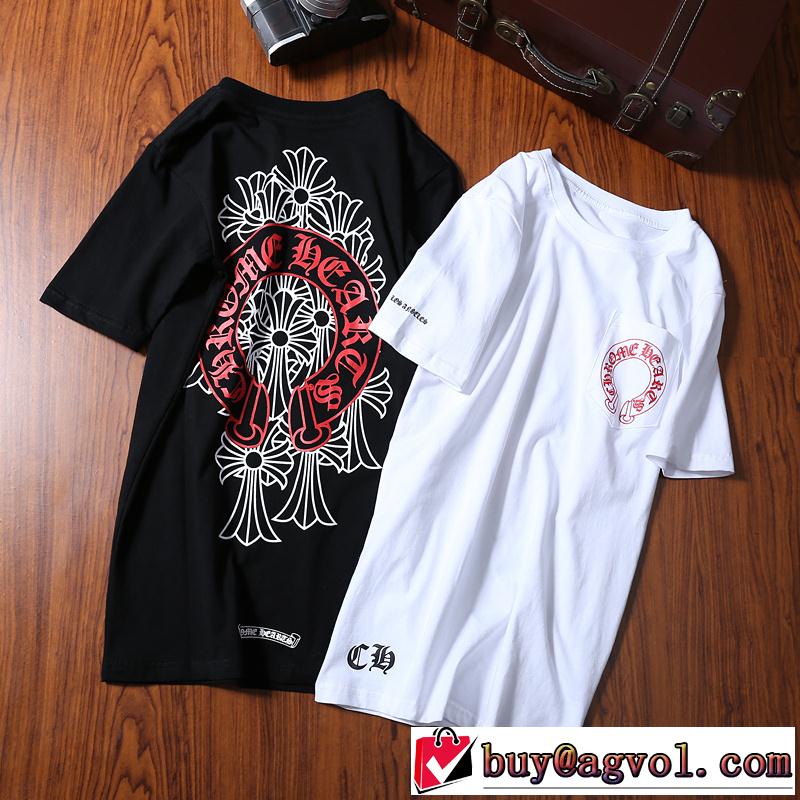 最安値に挑戦 2017春夏 2色可選 半袖Tシャツ クロムハーツ CHROME HEARTS