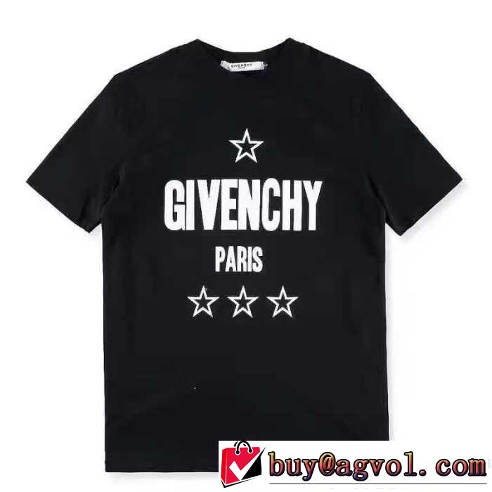 2017春夏 個性派 GIVENCHY 半袖Tシャツ 英字 2色可選 男女兼用