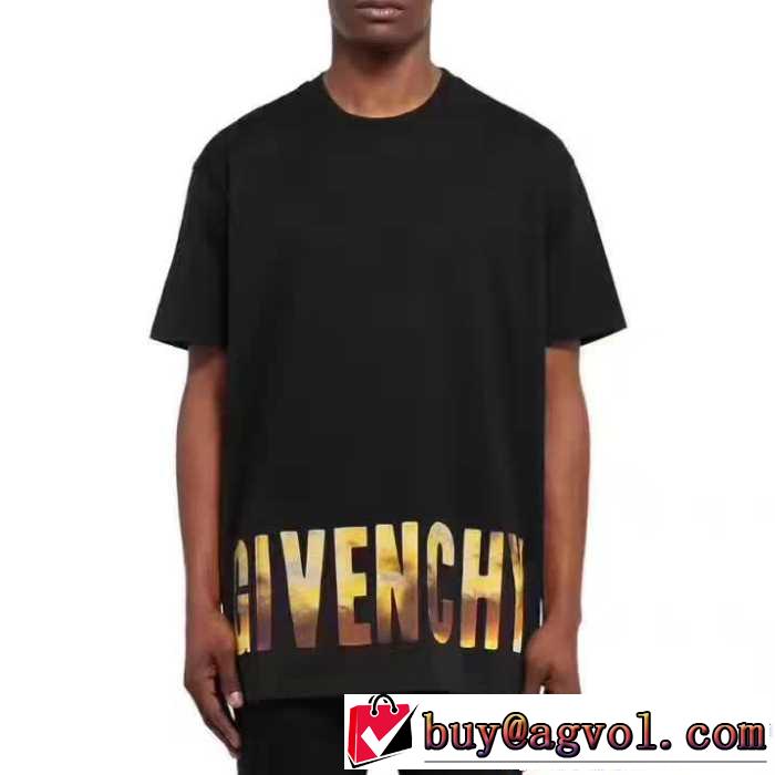 存在感◎ 17SS GIVENCHY ジバンシィ 頑丈な素材 男女兼用 半袖Tシャツ 2色可選