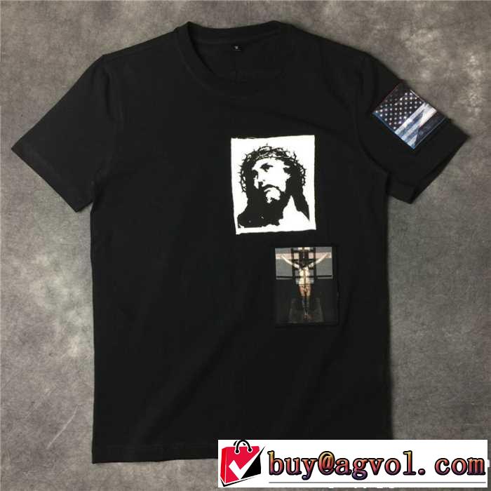 一味違うケーブル編みが魅力満点 ジバンシィ GIVENCHY 2017春夏 半袖Tシャツ 男女兼用 2色可選 優しいフィット感
