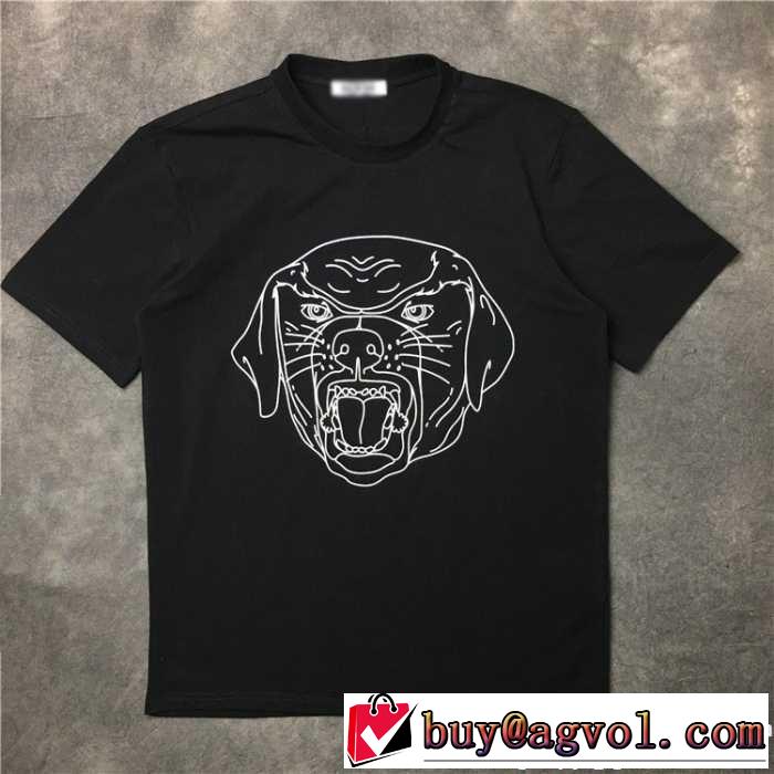 大人のセンスを感じさせる 2017春夏 ジバンシィ GIVENCHY 半袖Tシャツ 2色可選 犬の頭図案