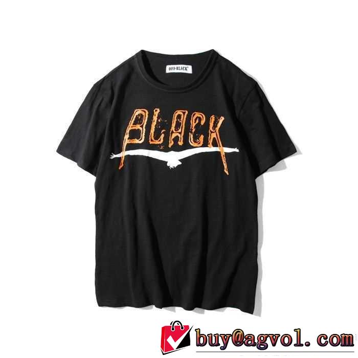 高評価の人気品  2017春夏 半袖 2色可選 OFF-WHITE BLACK カジュアル
