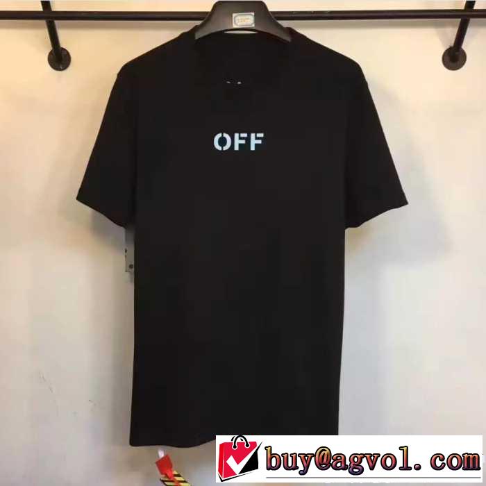 2017春夏 OFF-WHITE デザイン性の高い 半袖Tシャツ 両面可用