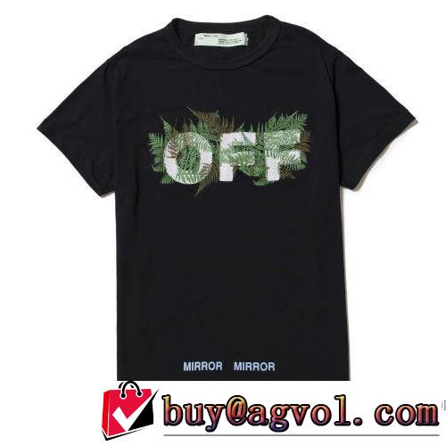 半袖Tシャツ 男女兼用 2017春夏 Off-White オフホワイト 高級感を引き立てる