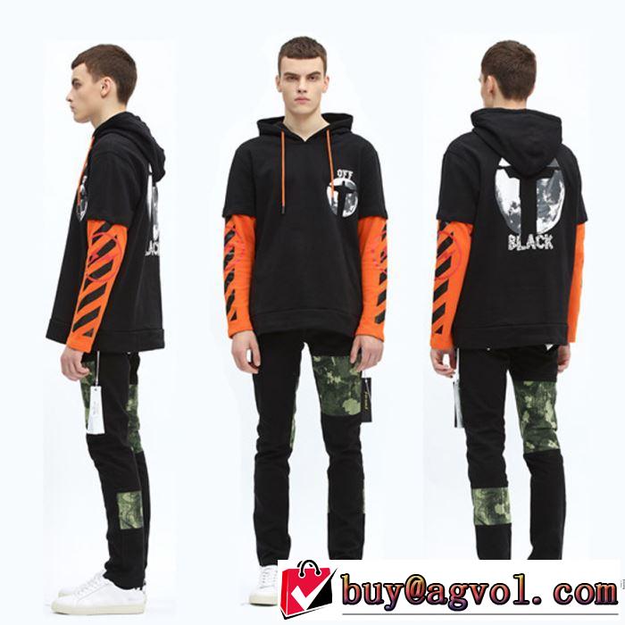 海外セレブ定番愛用 2017ss Off-White オフホワイト ちょうどいい丈感 男女兼用