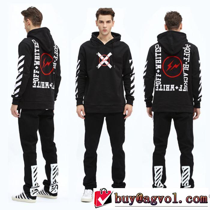 3色可選 Off-White オフホワイト 2017ss 男女兼用 【新型タイプ入荷】フード付きコート