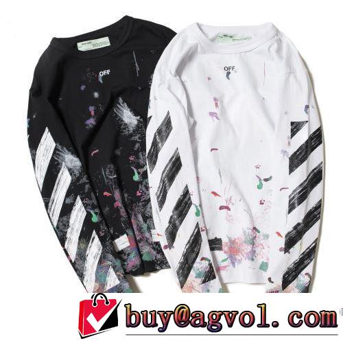 男女兼用 17ss シンプルなデザイン Off-White オフホワイト 2色可選 お買い得品