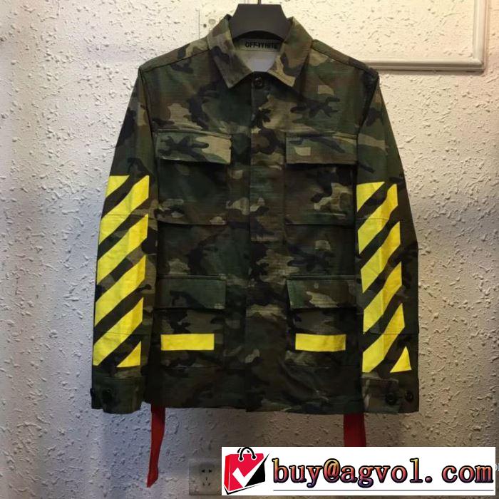 爆買い2017HOTお買い得 オフホワイト OFF-WHITE ボタンパーカー首胸ロゴ