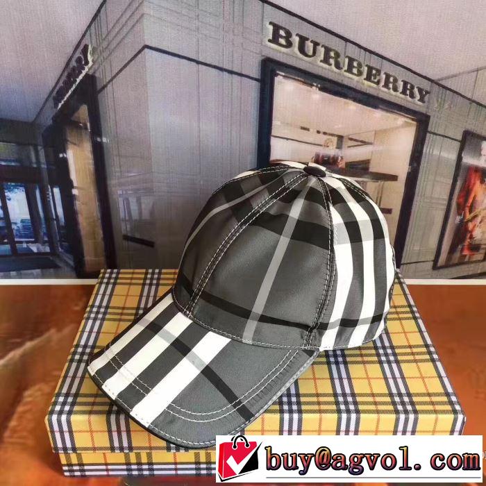 BURBERRY キャップ2色可選最安値2017 めちゃくちゃお得   バーバリー