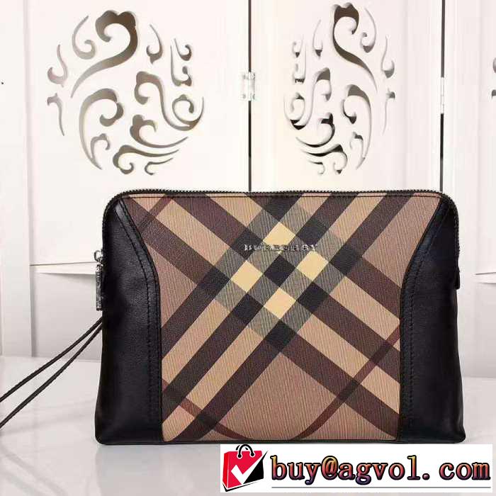 耐久性に優れ バーバリー BURBERRY 2017春夏 ビジネスケース/セカンドバッグ3色可選