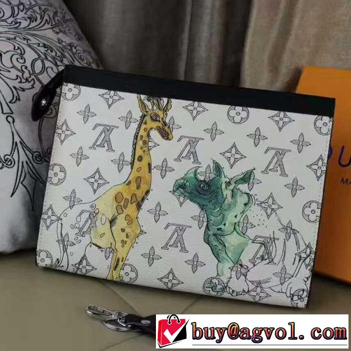 爆買い 春夏ポーチルイ ヴィトン LOUIS VUITTON 2017SS 3色可選