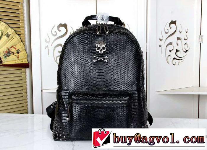 リュック、バックパック 2017秋冬 利便性に優れ フィリッププレイン PHILIPP PLEIN 爆買いセール