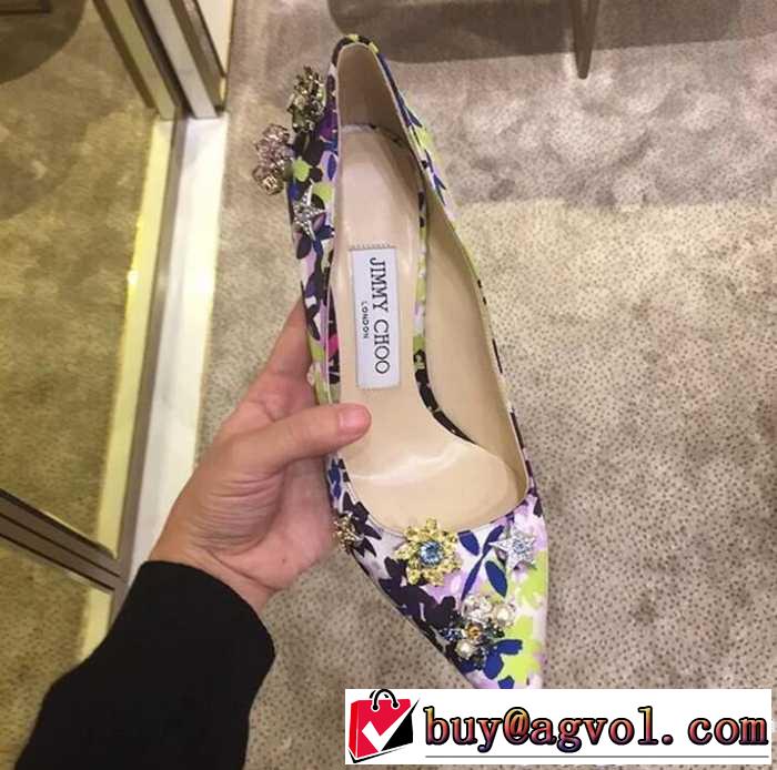 大人の個性を ジミーチュウ JIMMY CHOO ハイヒール 2017春夏 千鳥格子柄