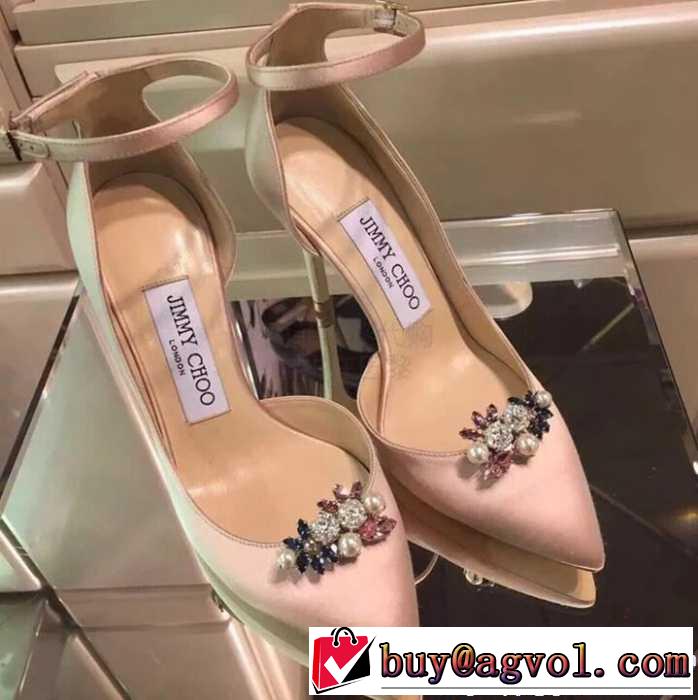 モデル大絶賛? 2017春夏 ジミーチュウ JIMMY CHOO ハイヒール 軽量で疲れにくい