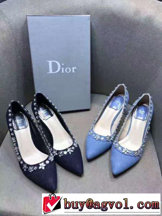 店舗で人気満点ディオール DIOR  超激得2017 ハイヒール2色選択可