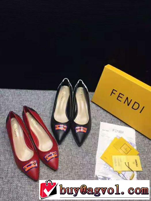 抜群な存在感 2色選択可 ハイヒール 2017新款 フェンディ FENDI