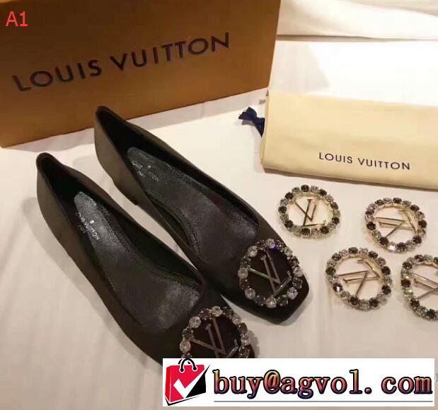 HOT2017 2色選択可太ヒール/スティックヒール多様多彩  ルイ ヴィトン LOUIS VUITTON