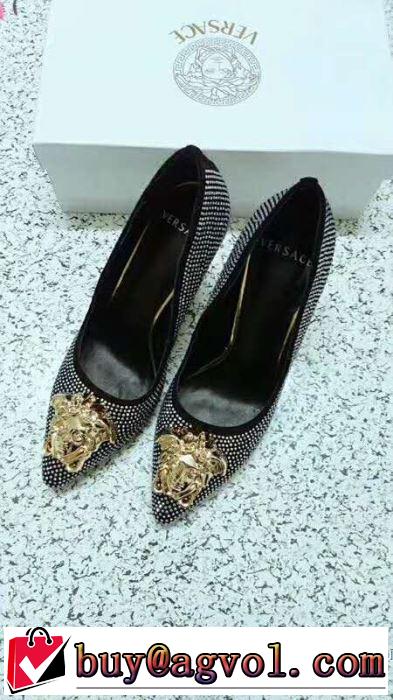 超激得定番 VERSACE HOT100%新品 2017新款 ハイヒール ヴェルサーチ