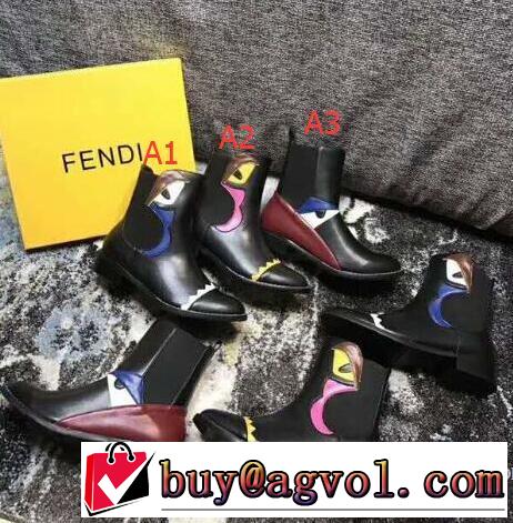2017最新入荷 ブーティー 3色可選 フェンディ FENDI 肌触りのいい