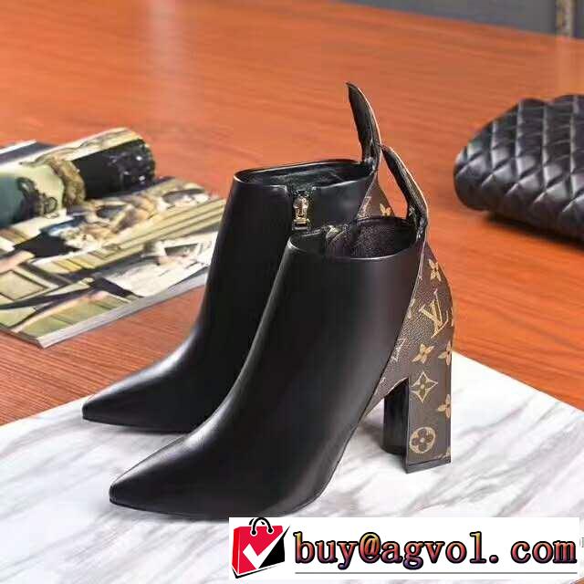 上品な輝きを放つ形 爆買い2017 ルイ ヴィトン LOUIS VUITTON ショートブーツ2色可選