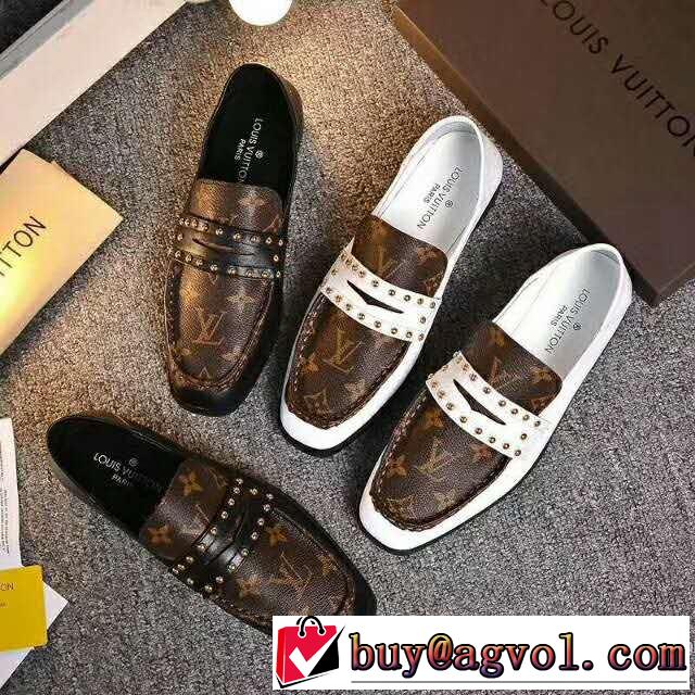 2色可選 ビジネスシューズ 2017秋冬 靴の滑り止め ルイ ヴィトン LOUIS VUITTON 超人気美品◆
