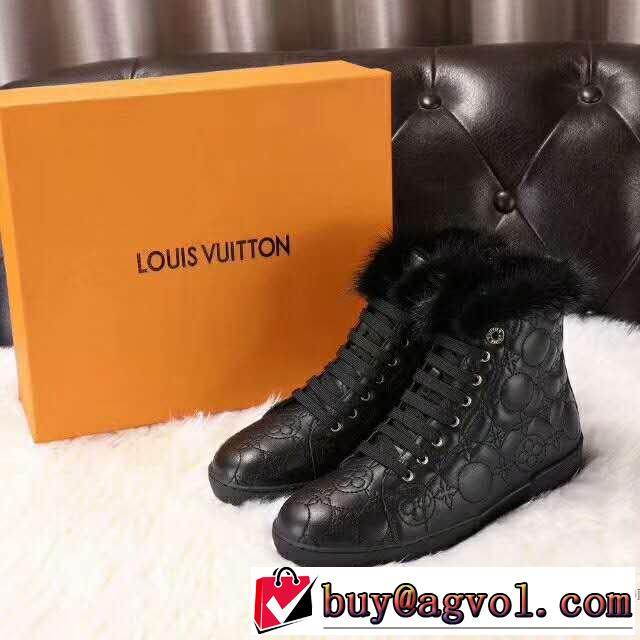 赤字超特価安い ルイ ヴィトン LOUIS VUITTON ハイトップシューズ 2017秋冬 足馴染みのいい
