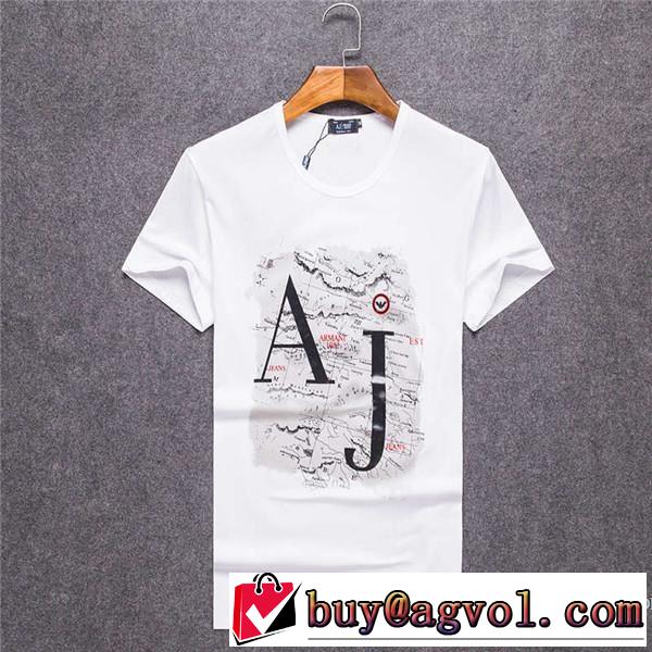 17春夏 クールビズ 激安大特価格安 ARMANI アルマーニ 半袖Tシャツ 3色可選