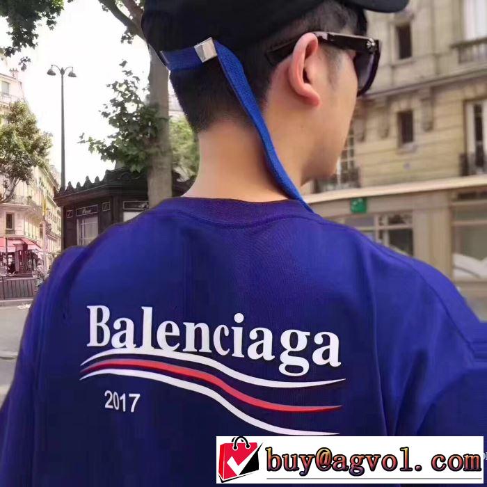 2017 バレンシアガ BALENCIAGA 完売品！高級感を引き立てる 半袖Tシャツ