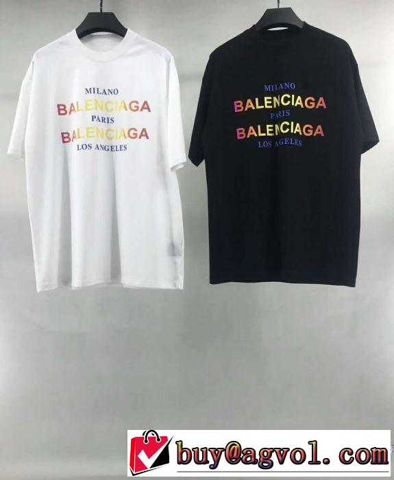 2色可選 バレンシアガ BALENCIAGA 半袖Tシャツ 2017 人気 ランキング