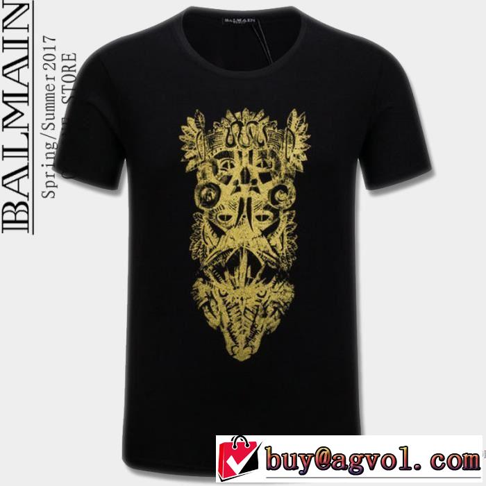 クールビズ BALMAIN バルマン 2色可選 半袖Tシャツ 2017 全国無料限定セール