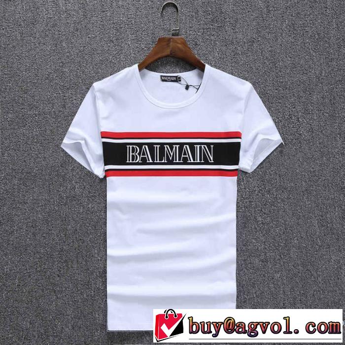 17春夏 半袖Tシャツ BALMAIN バルマン 抜群な存在感 4色可選 快適な着心地