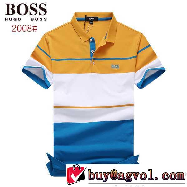 売れ筋のいい 17春夏 半袖Tシャツ 3色可選 HUGO BOSS ヒューゴボス