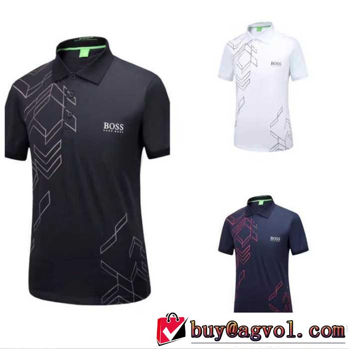ヒューゴボス HUGO BOSS 半袖Tシャツ 3色可選 2017 セール中