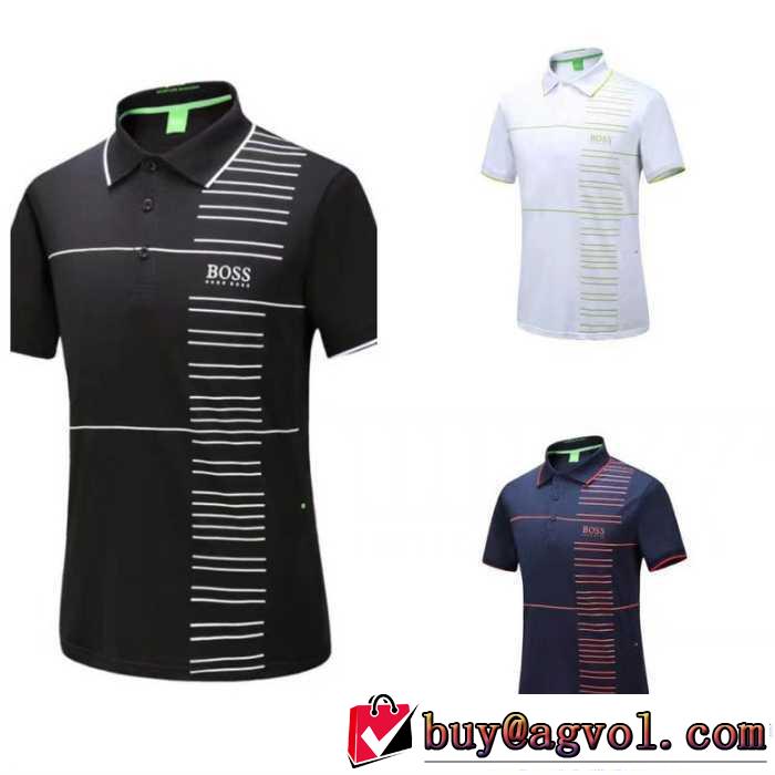 首胸ロゴ  半袖Tシャツ 3色可選 2017春夏 ヒューゴボス HUGO BOSS