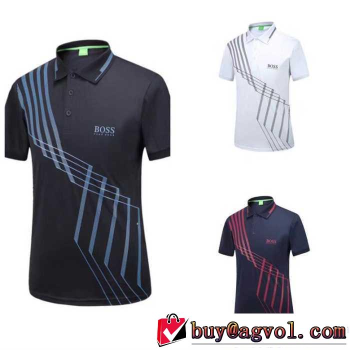 3色可選 17春夏 ヒューゴボス HUGO BOSS 海外セレブ愛用 半袖Tシャツ