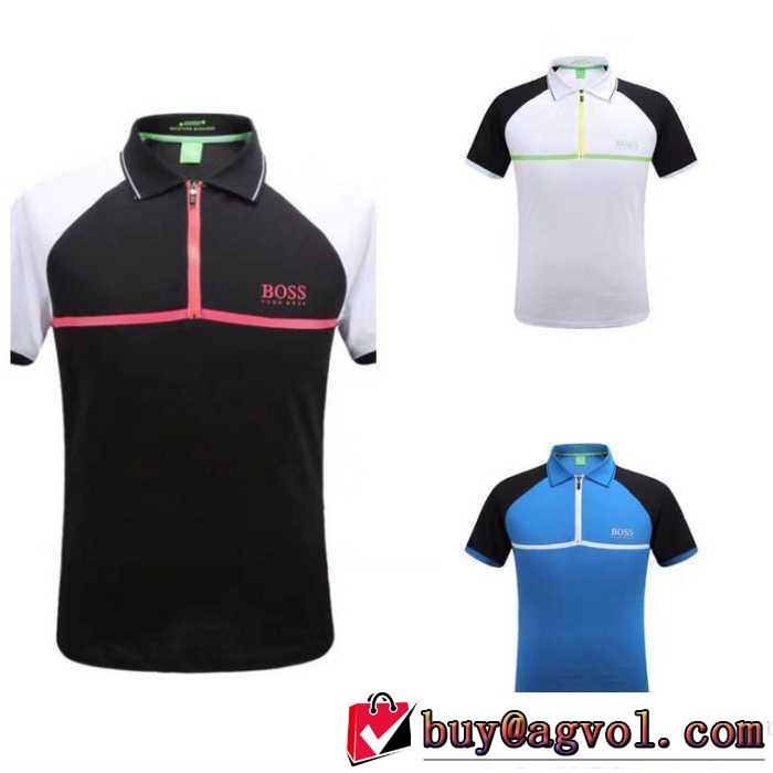 ヒューゴボス HUGO BOSS 半袖Tシャツ 着心地抜群 2017 3色可選