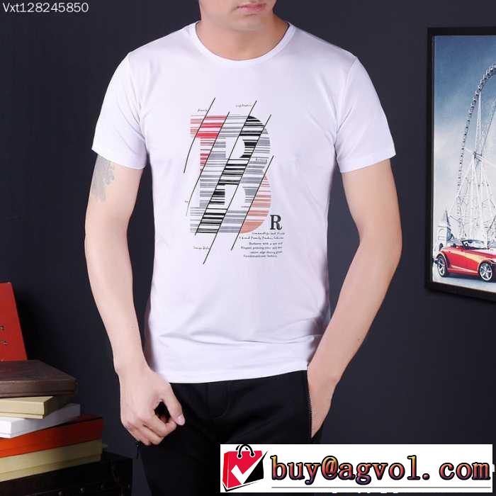 バーバリー BURBERRY 2017春夏 人気ブランド  半袖Tシャツ 2色可選