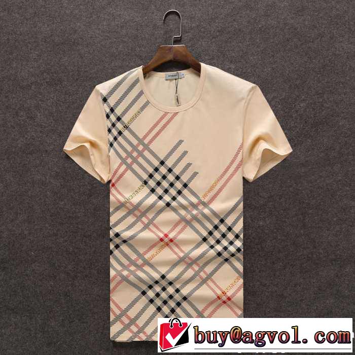 大絶賛の履き心地! 17春夏 バーバリー BURBERRY 4色可選 半袖Tシャツ
