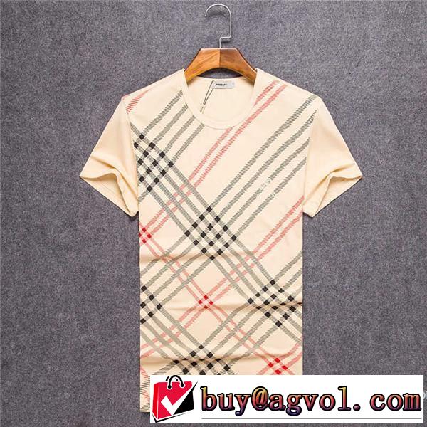 大人のおしゃれに 2017春夏 BURBERRY バーバリー 優しいフィット感 3色可選 半袖Tシャツ