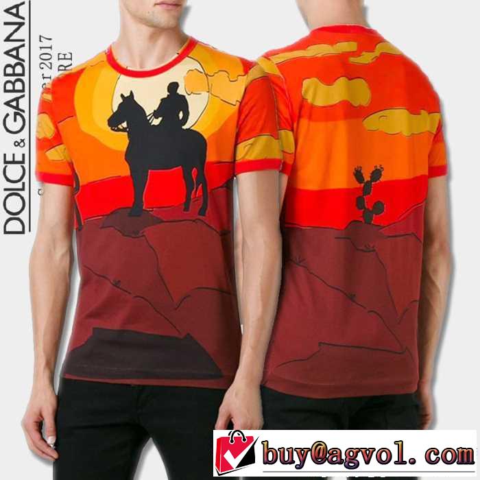 DOLCE&GABBANA ドルチェ＆ガッバーナ 【新アイテム】  2017 半袖Tシャツ