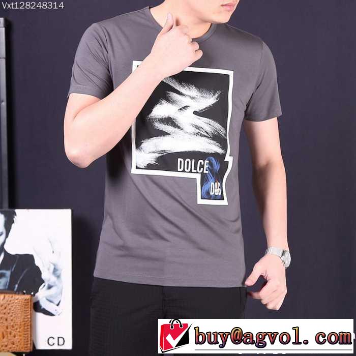 ドルチェ＆ガッバーナ DOLCE&GABBANA 3色可選 雑誌掲載アイテム  17春夏 半袖Tシャツ