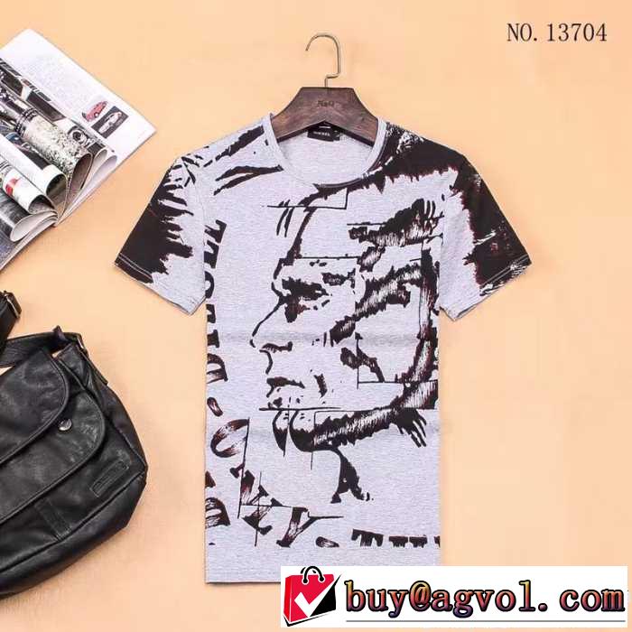 爆買い大得価 2017春夏 半袖Tシャツ 4色可選 ディーゼル DIESEL