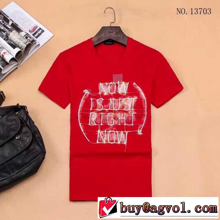 DIESEL ディーゼル 半袖Tシャツ 4色可選 2017 海外セレブ定番愛用