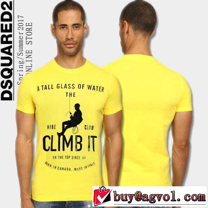 17春夏 DSQUARED2 ディースクエアード 3色可選 半袖Tシャツ 高評価の人気品