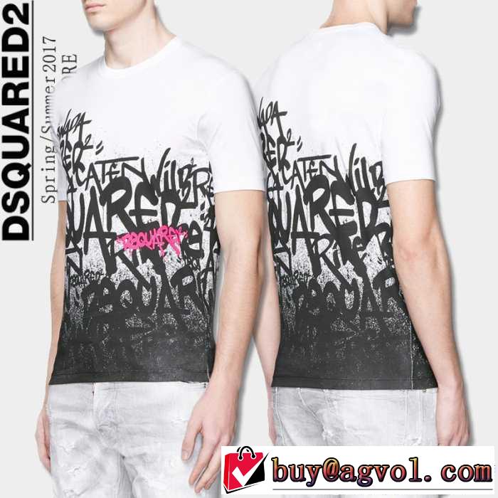 17春夏 大絶賛！  ディースクエアード DSQUARED2 半袖Tシャツ 2色可選